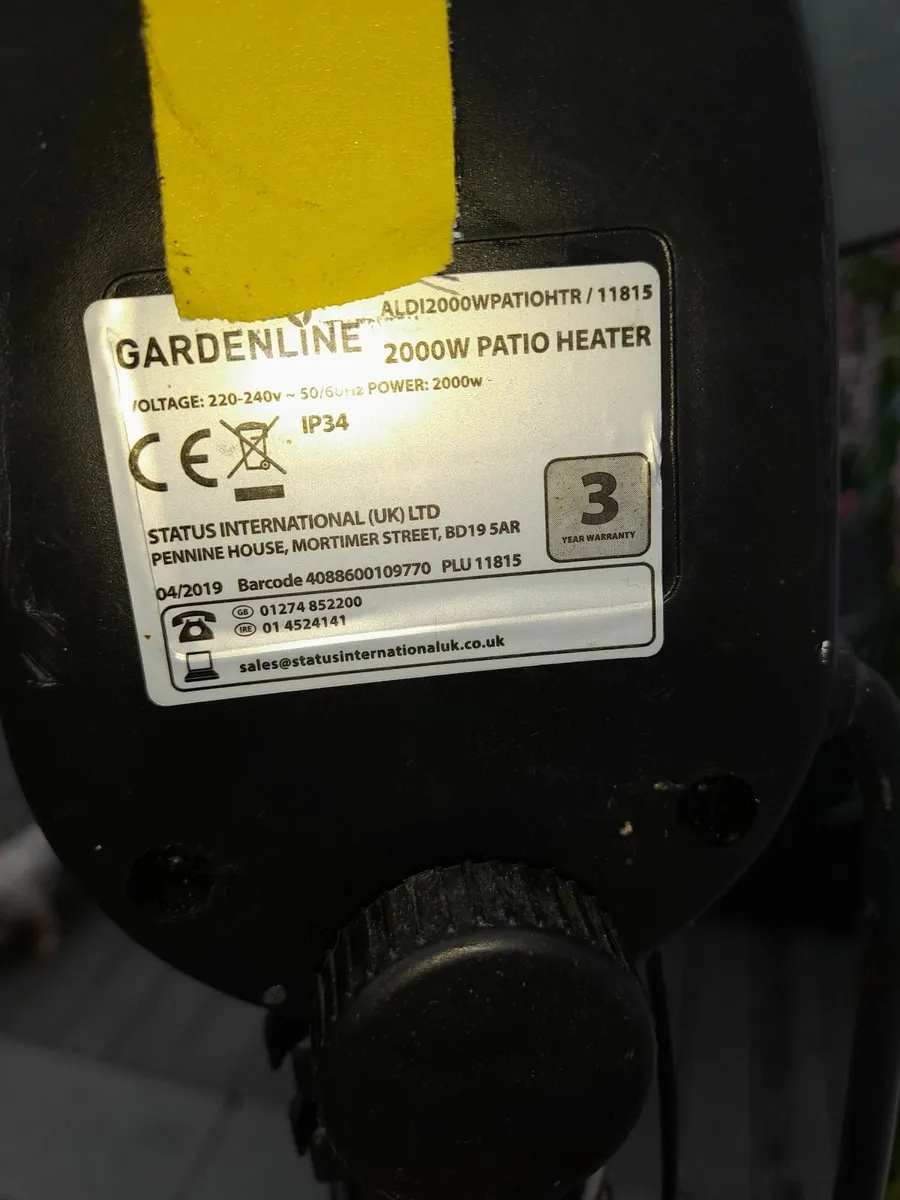 An electronic garden heater - Image 1