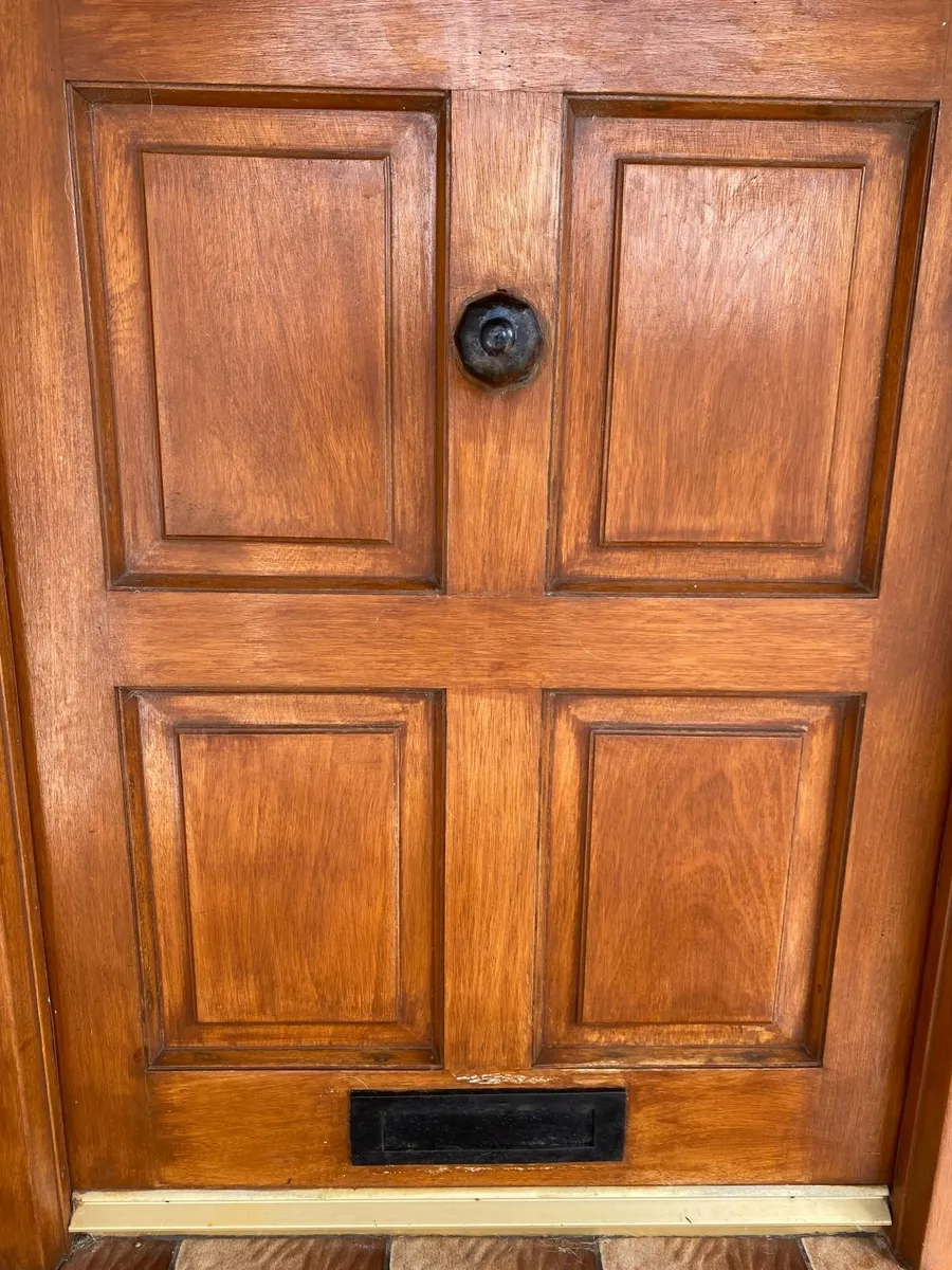 Wooden Teak style door - Image 1