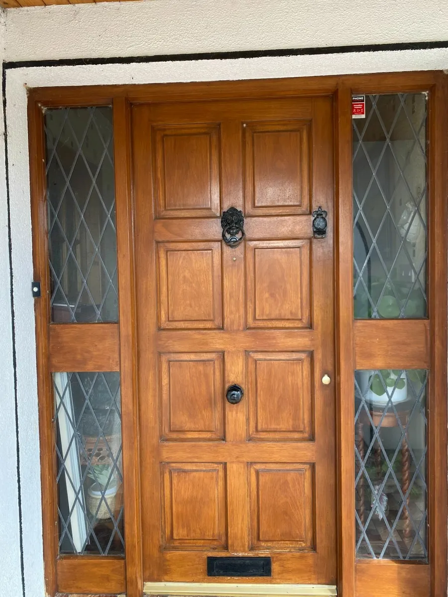 Wooden Teak style door - Image 2