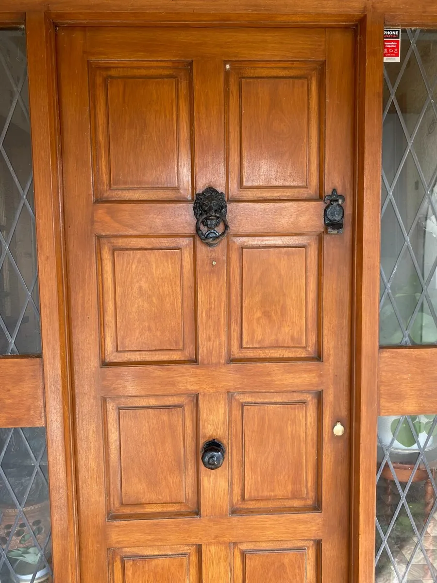 Wooden Teak style door - Image 3