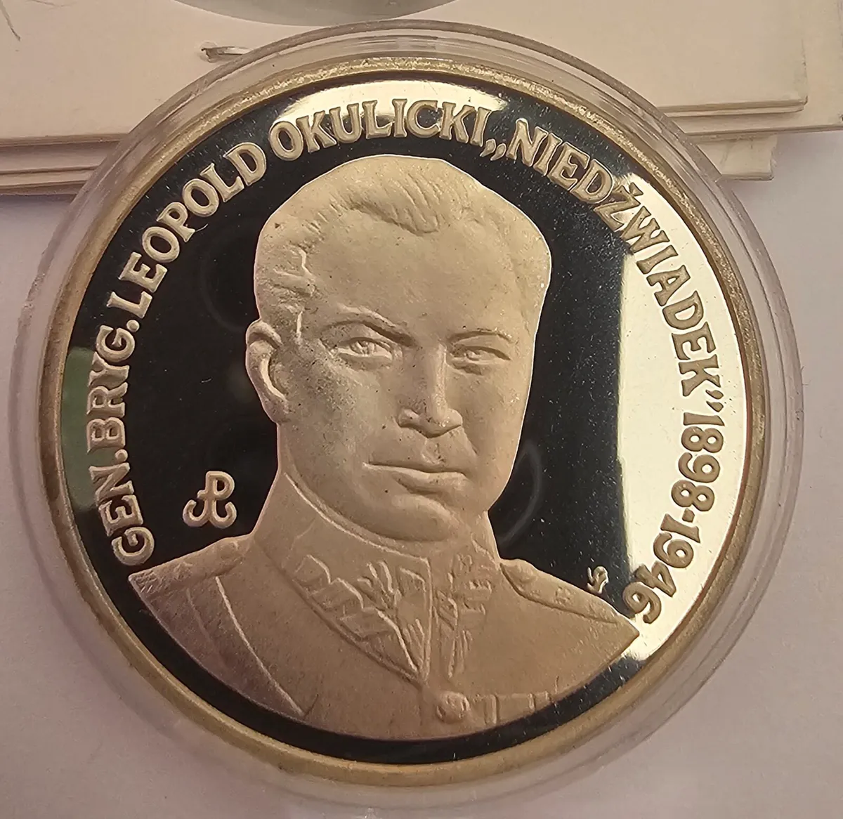 1991 poland silver coin - Image 1