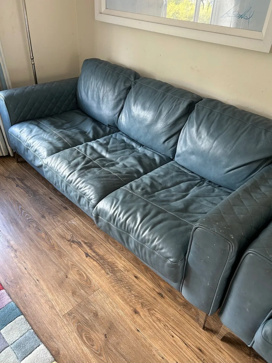 Leather sofa