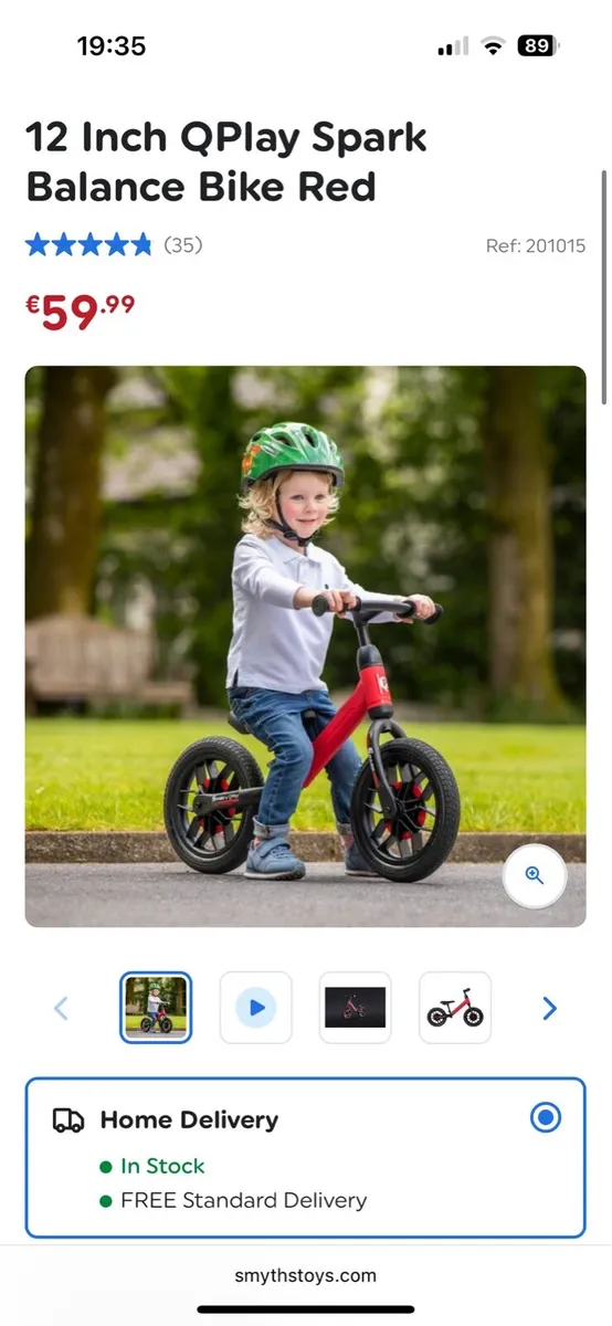 Kids small balance bike impact by qplay - Image 3