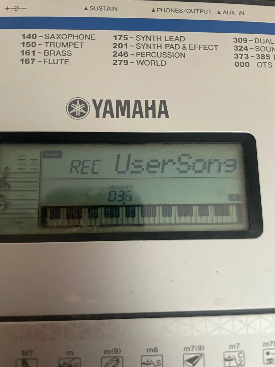 Yamaha YPT 255 Piano - Image 2