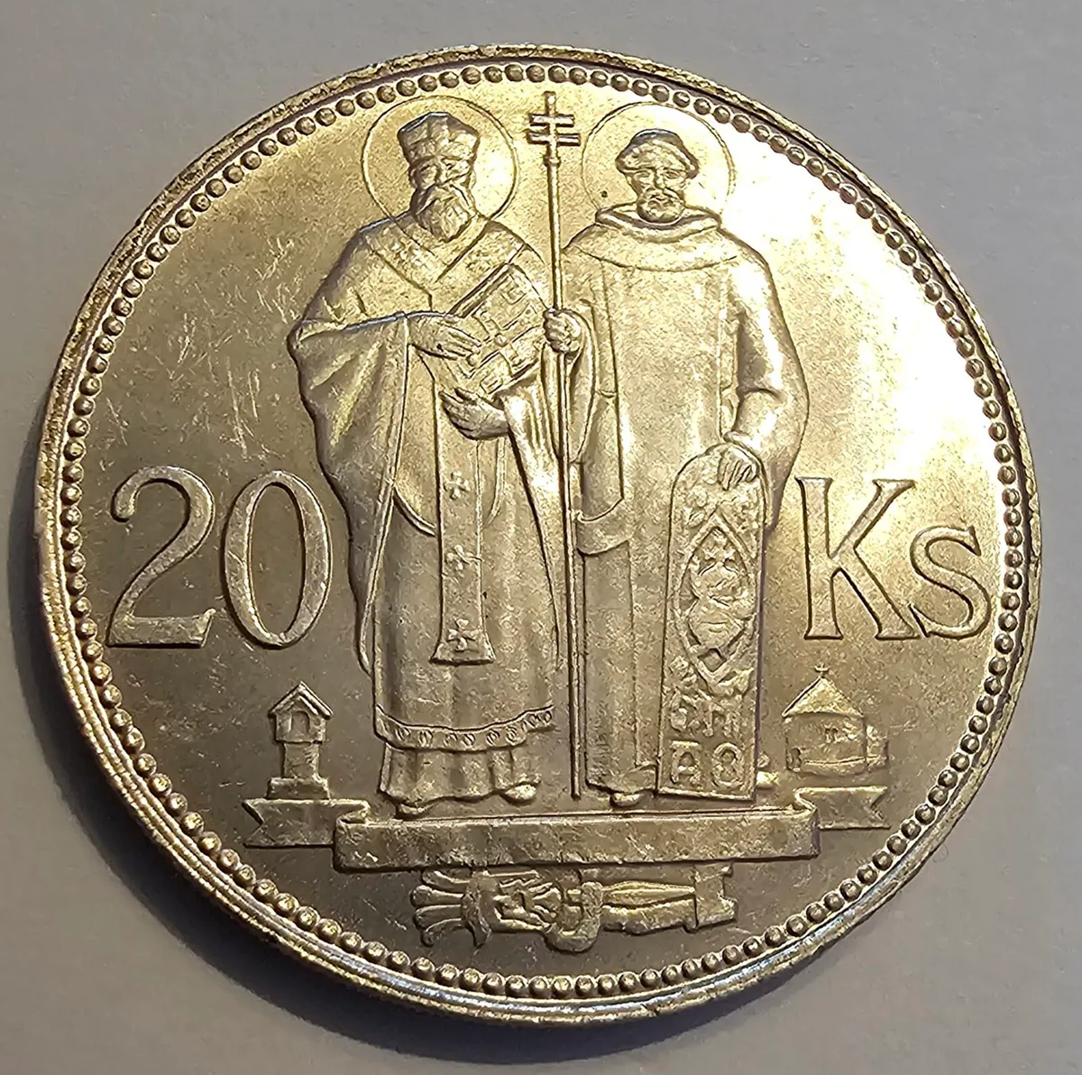 1941 silver Slovakia coin - Image 1
