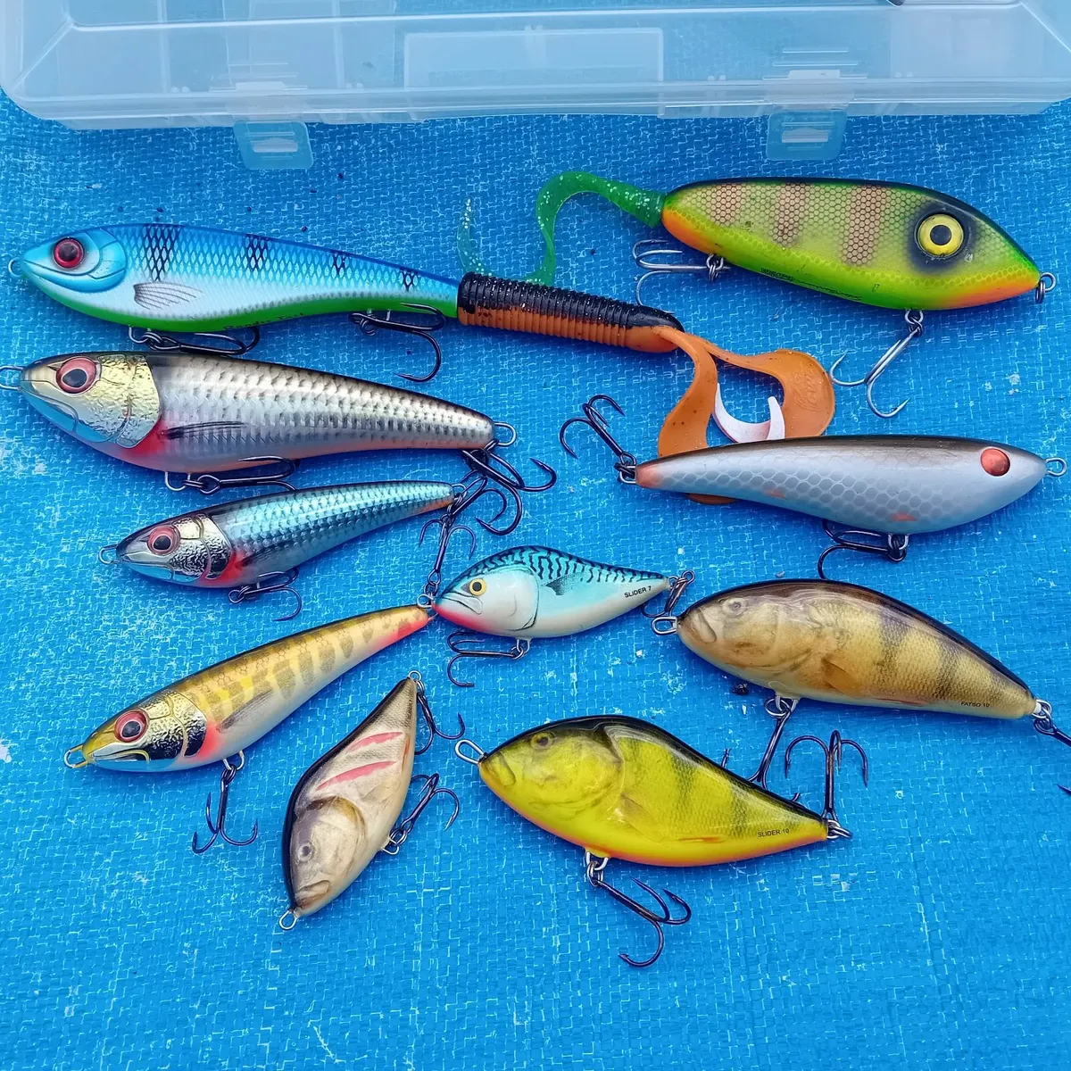 Box of Pike Lures - Image 1