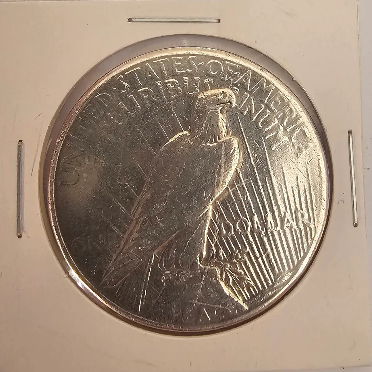 1923 silver peace dollar - Image 2