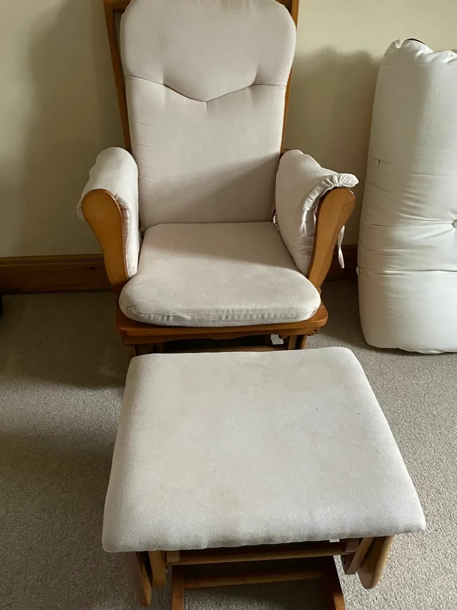 Rocking chair and stool