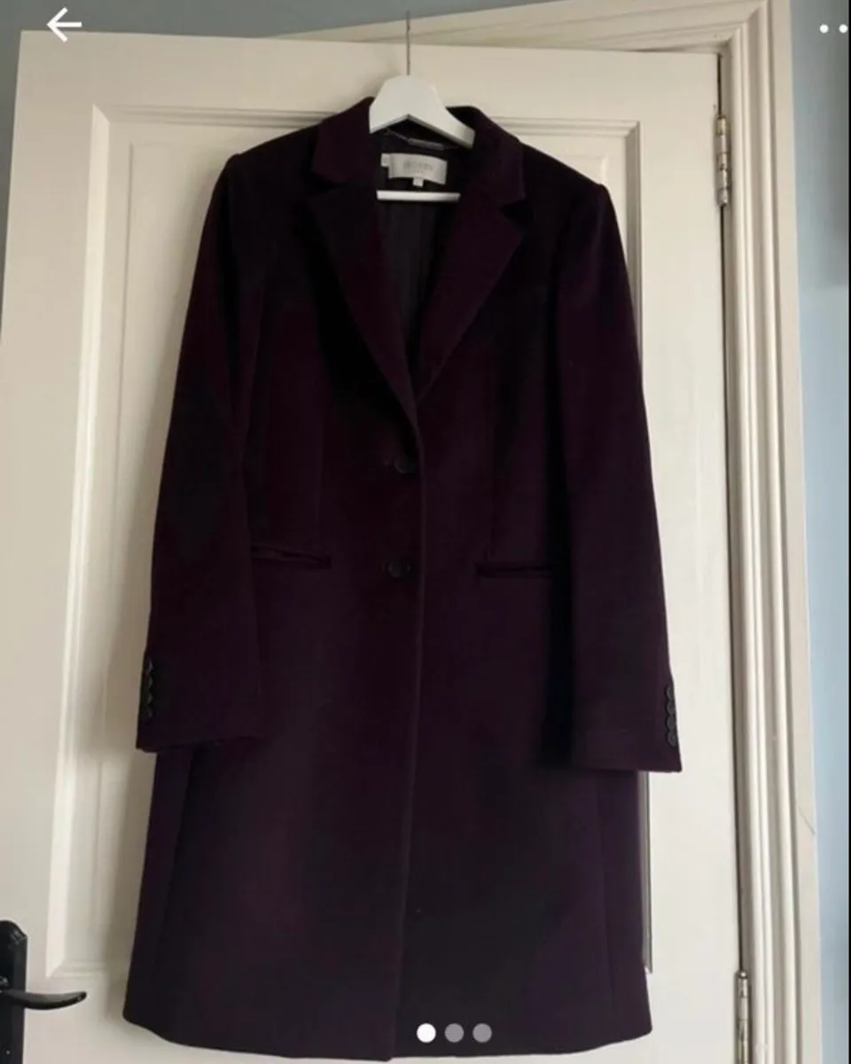 Hobbs Tilda 100% Wool Coat - Image 1