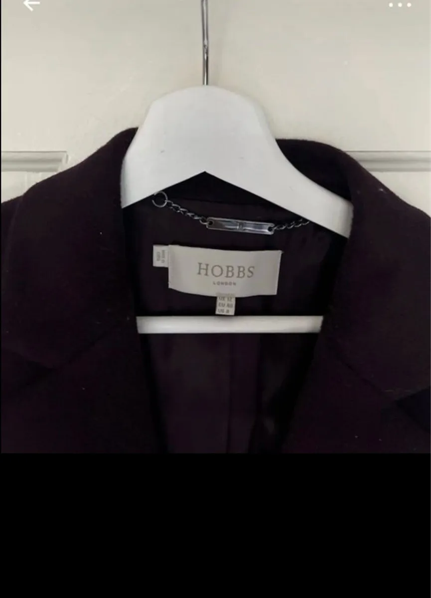Hobbs Tilda 100% Wool Coat - Image 3