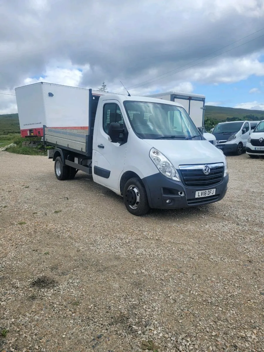 2018 vauxhall movano tipper - Image 1