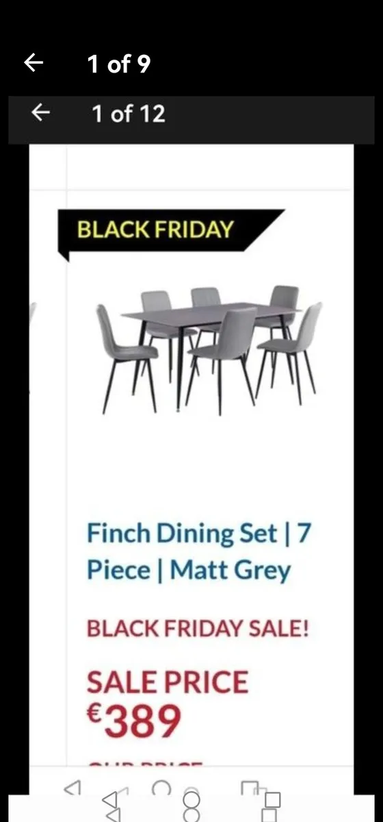 Beautiful 7 peace dining table and 6 chairs - Image 1
