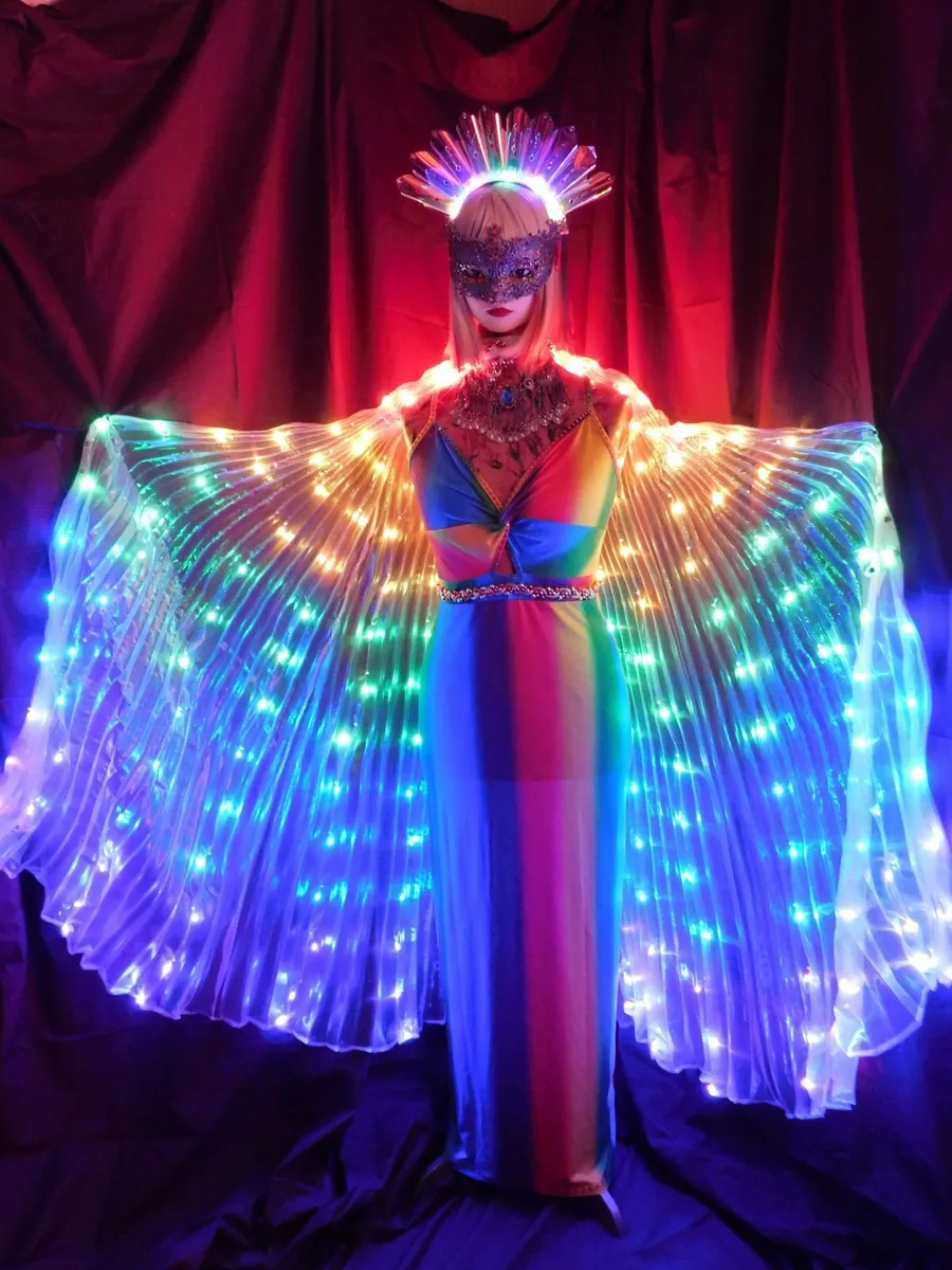 Pride, Parade, Party, Rainbow costume with mannequ - Image 1