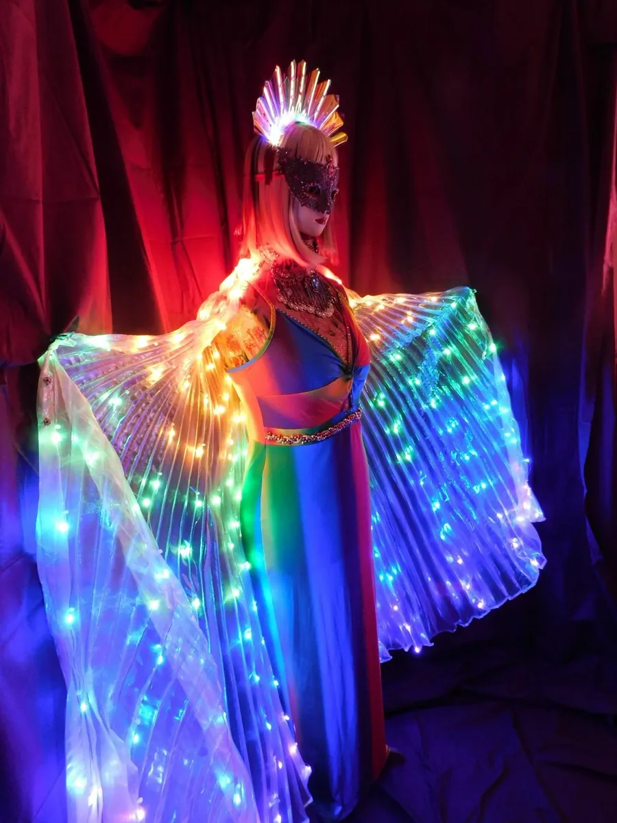 Pride, Parade, Party, Rainbow costume with mannequ - Image 4