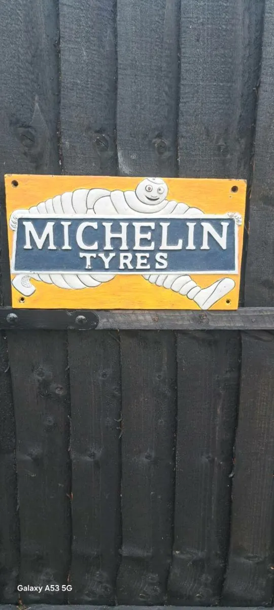 Mitchelan cast iron sign - Image 1