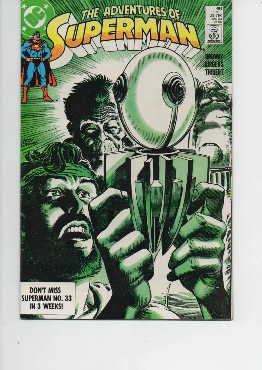 ADVENTURES OF SUPERMAN #455 (1989) DC COPPER AGE - Image 1
