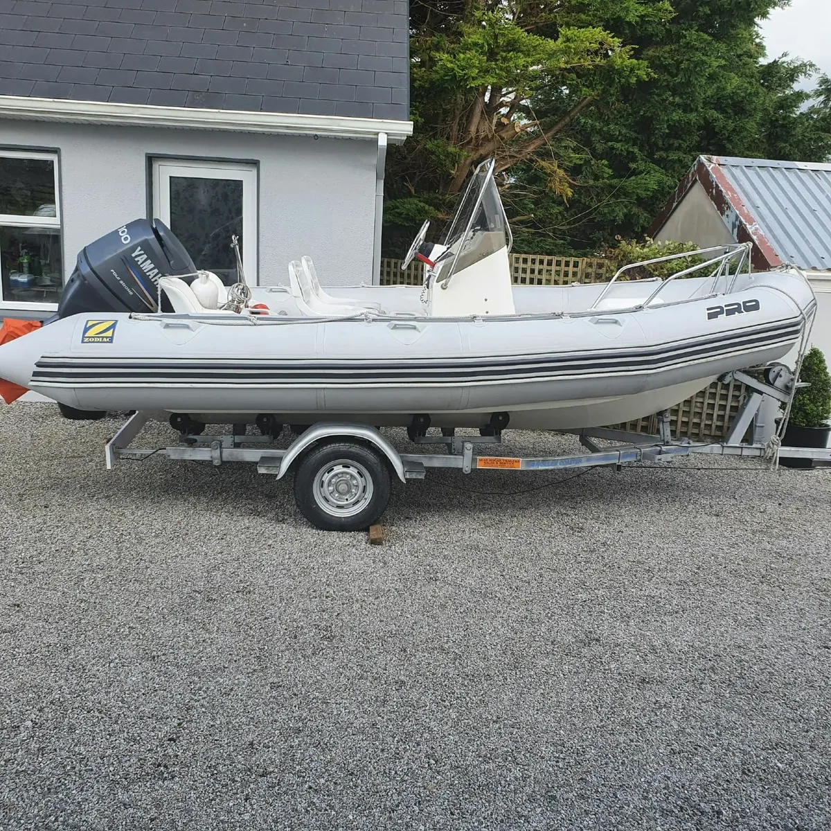 Zodiac Open Pro 550 RIB & Trailer - Image 1