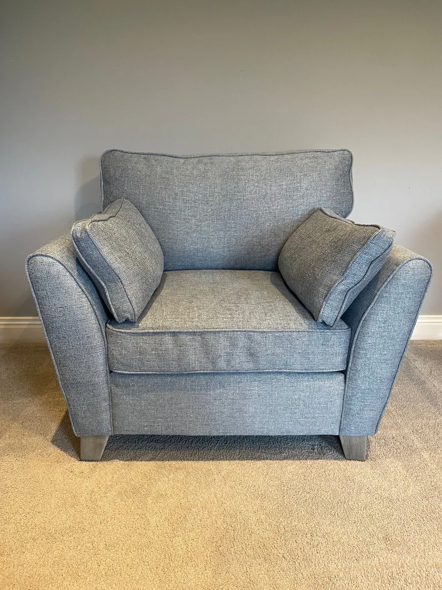 4 seater corner couch, Armchair and Footrest - Image 4