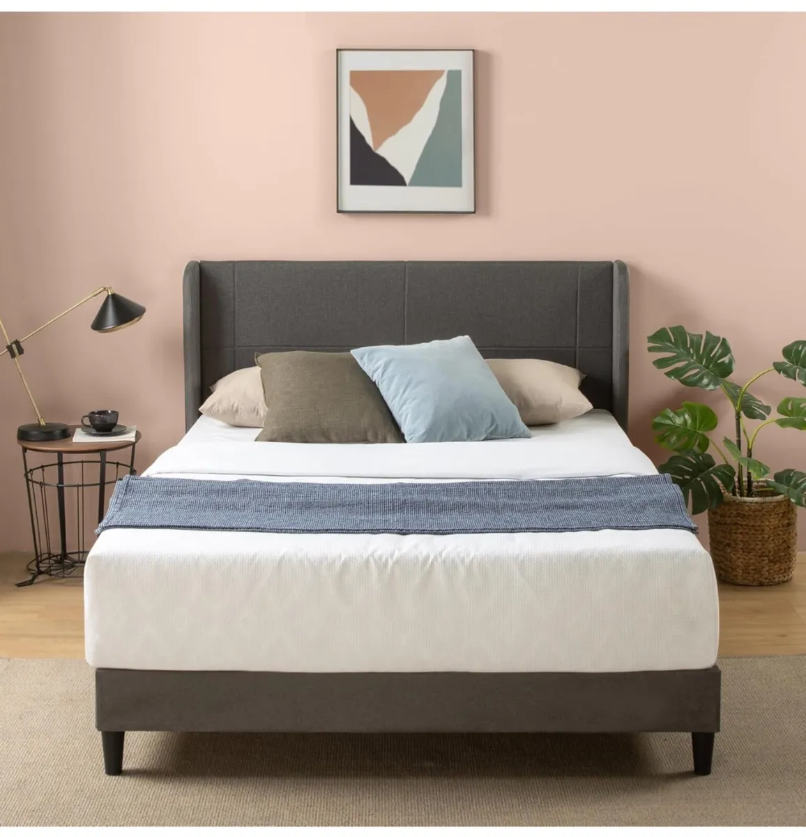 Double Bed frame  Bed 135x190 cm  25 cm Height - Image 1