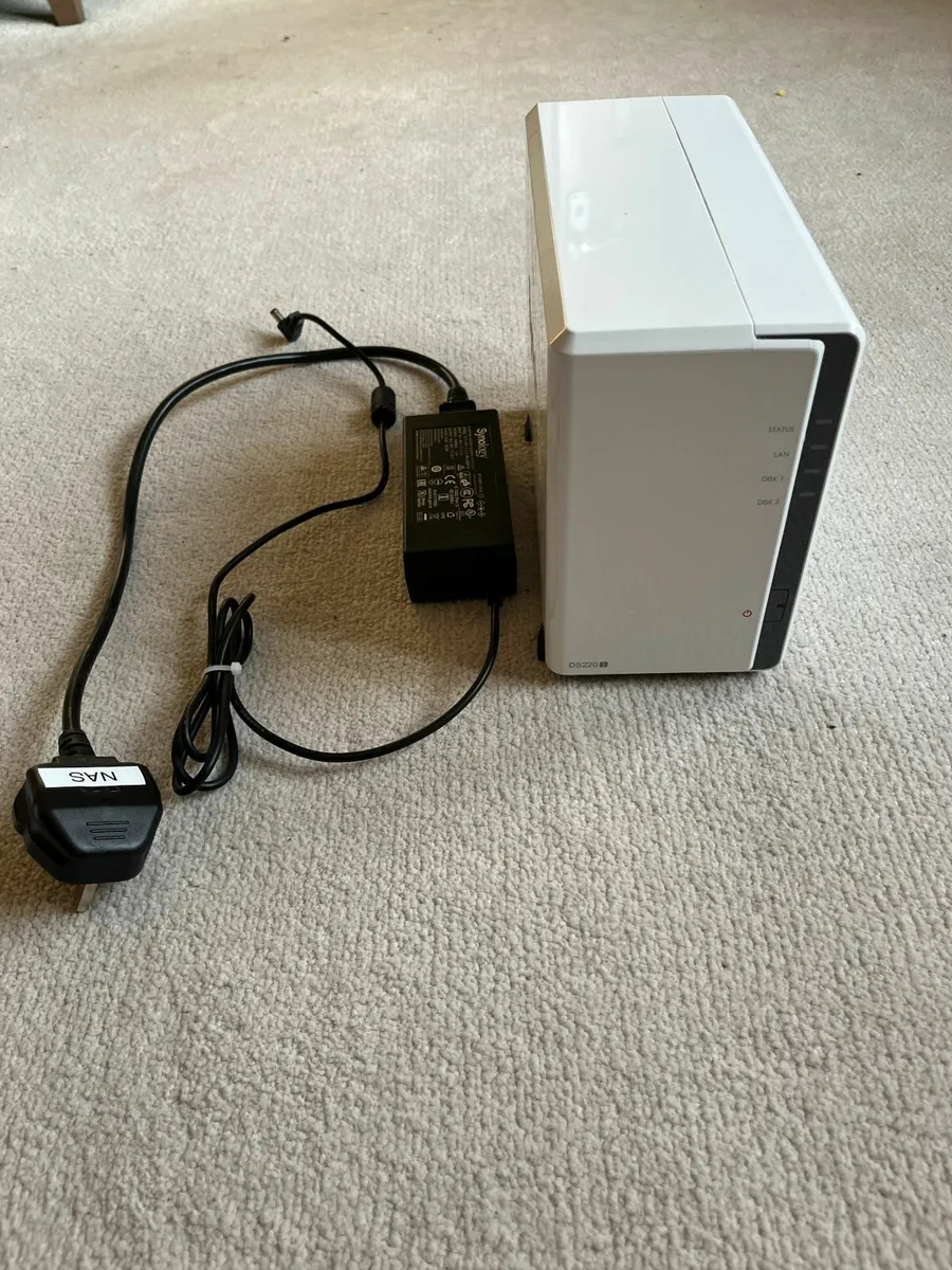 Synology DS220j 2 Bay NAS with 2 x 4TB HDDs - Image 1