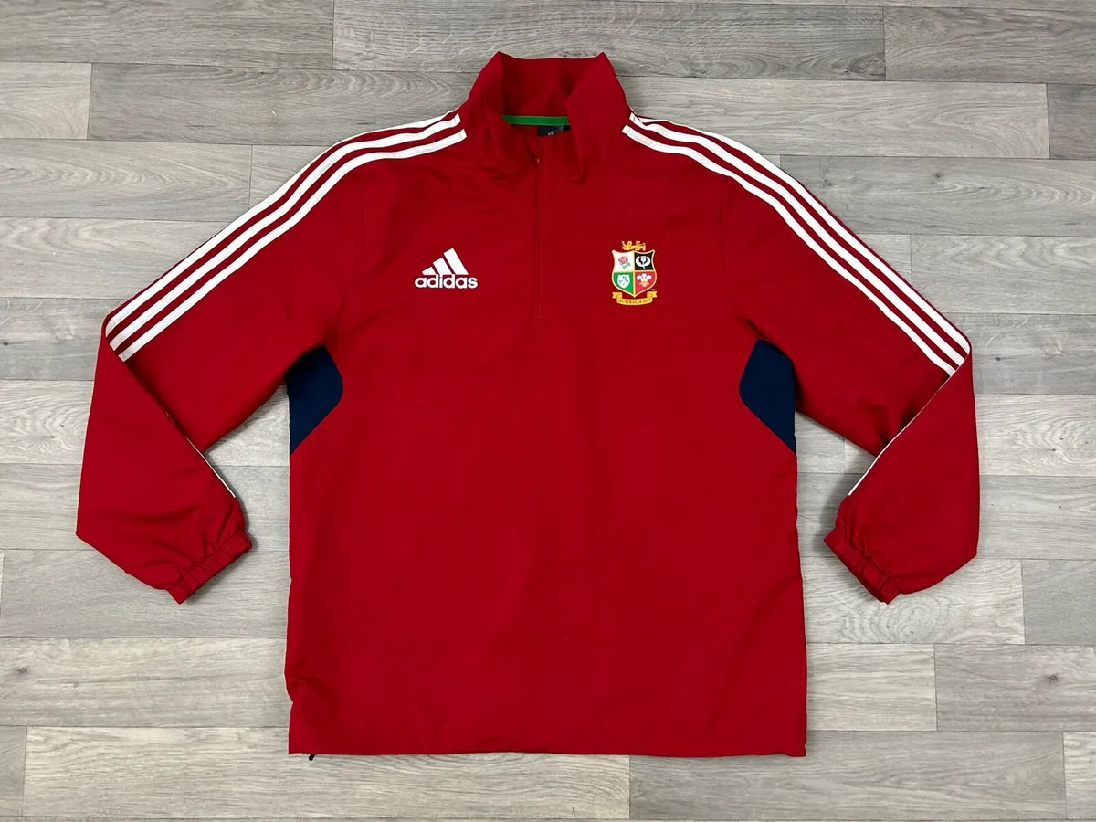 Adidas British & Irish Lions Half Zip Rugby Jacket - Image 1