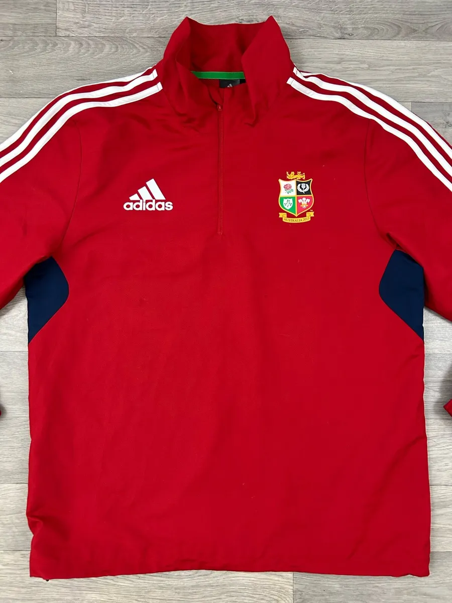 Adidas British & Irish Lions Half Zip Rugby Jacket - Image 2