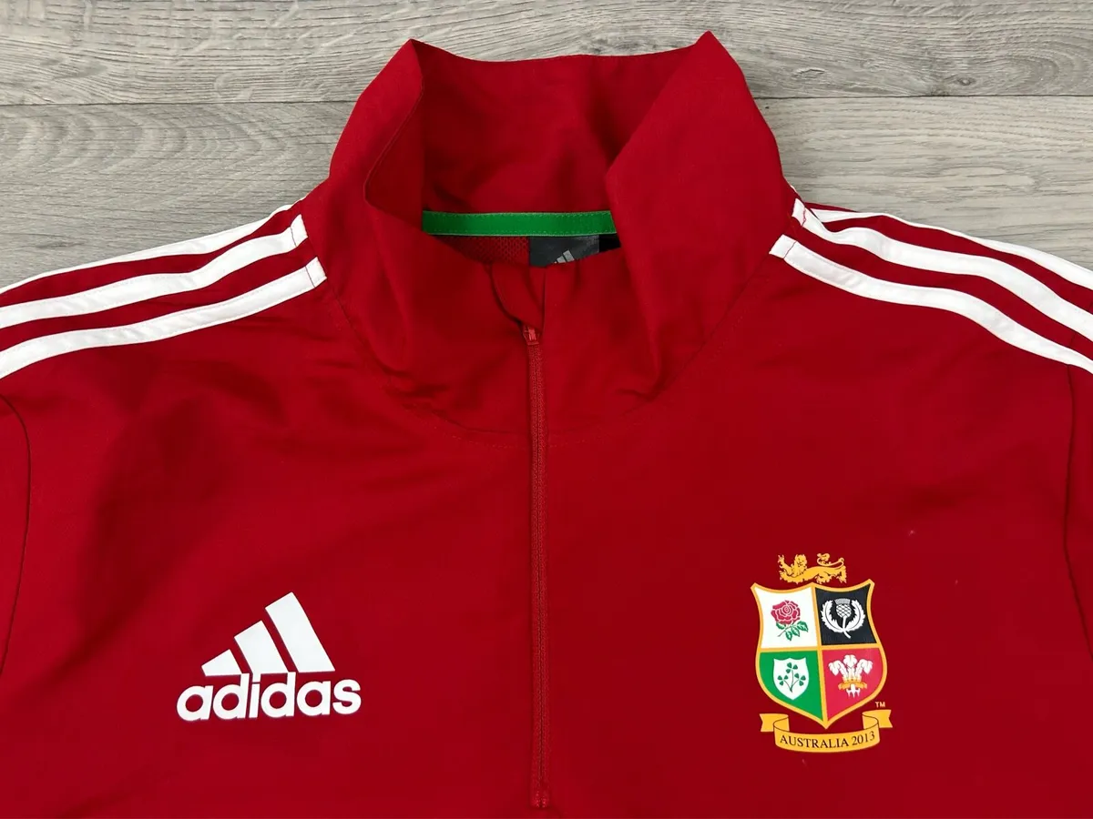 Adidas British & Irish Lions Half Zip Rugby Jacket - Image 3