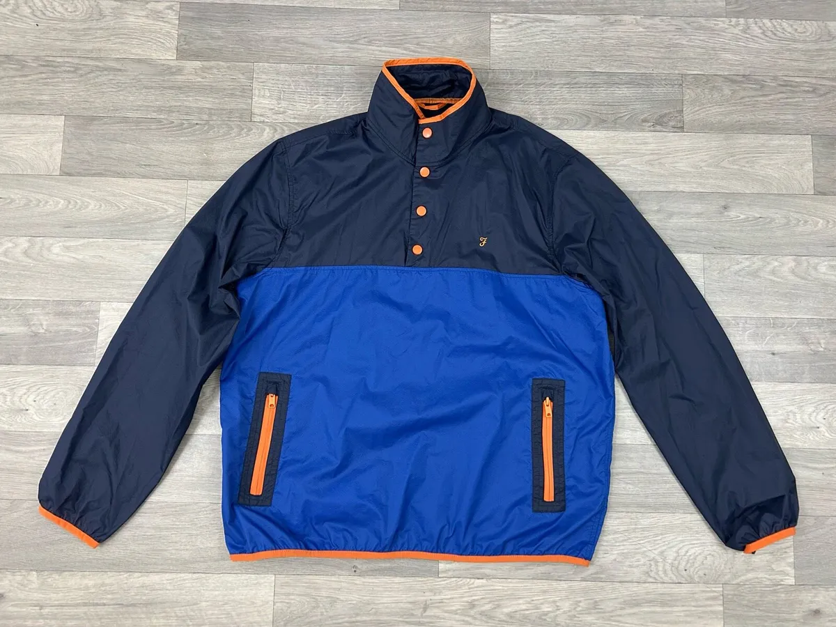 Farah 100 Lightweight Windbreaker Anorak Jacket - Image 1