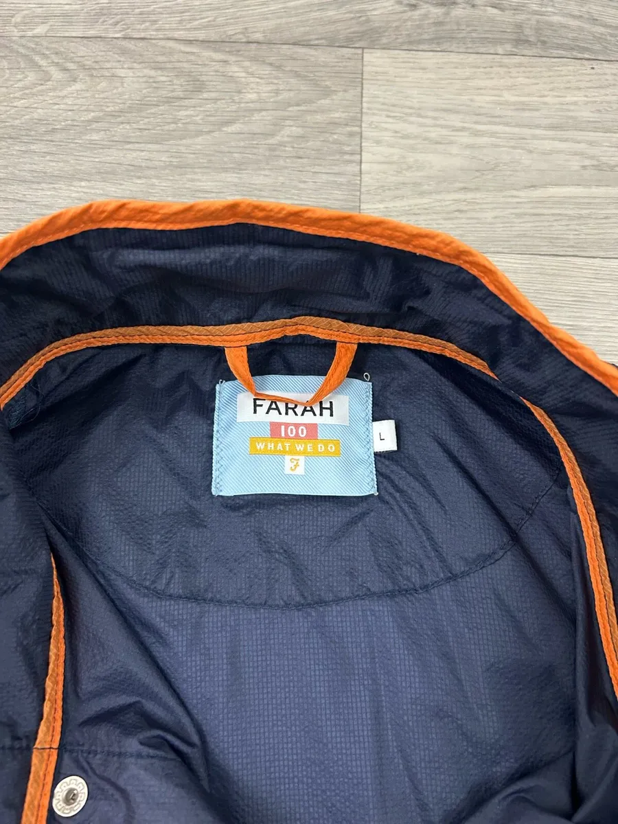 Farah 100 Lightweight Windbreaker Anorak Jacket - Image 4