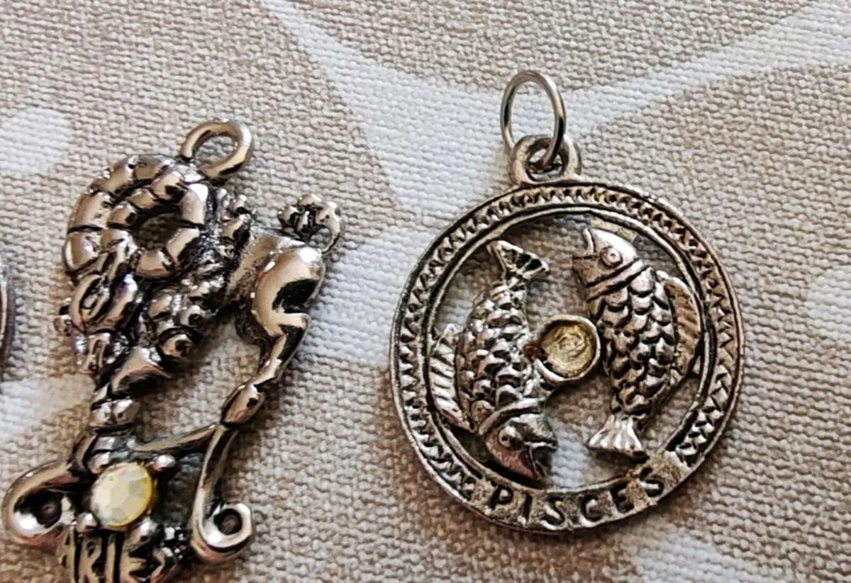 Pisces, Taurus and Aries pendants - Image 3