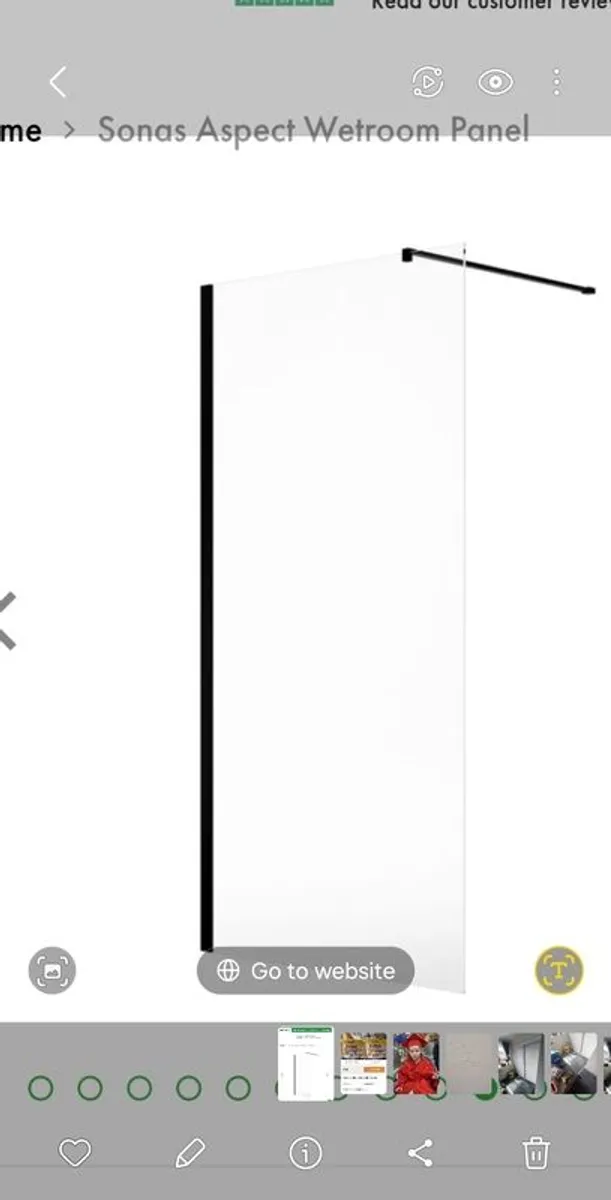black shower