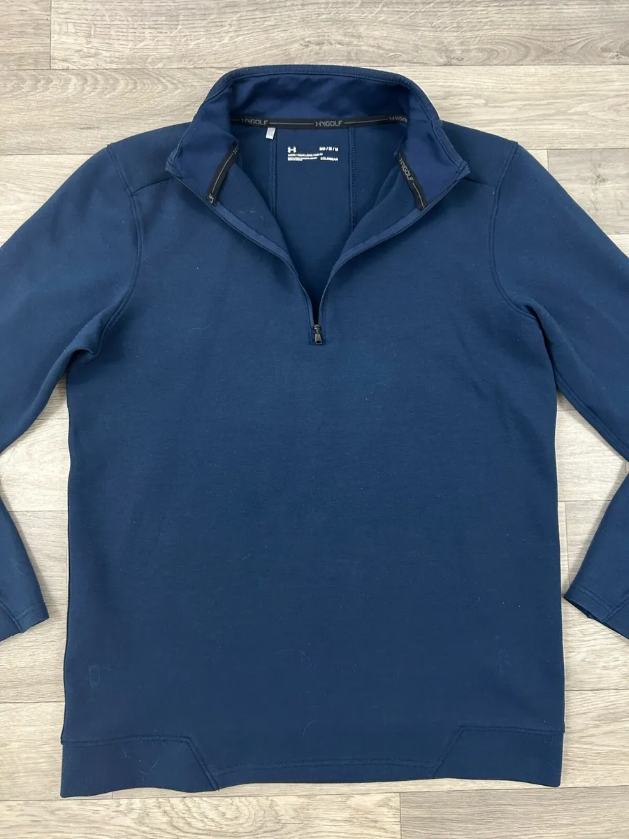 Under Armour Golf Half zip Jumper Mens Medium - Image 2