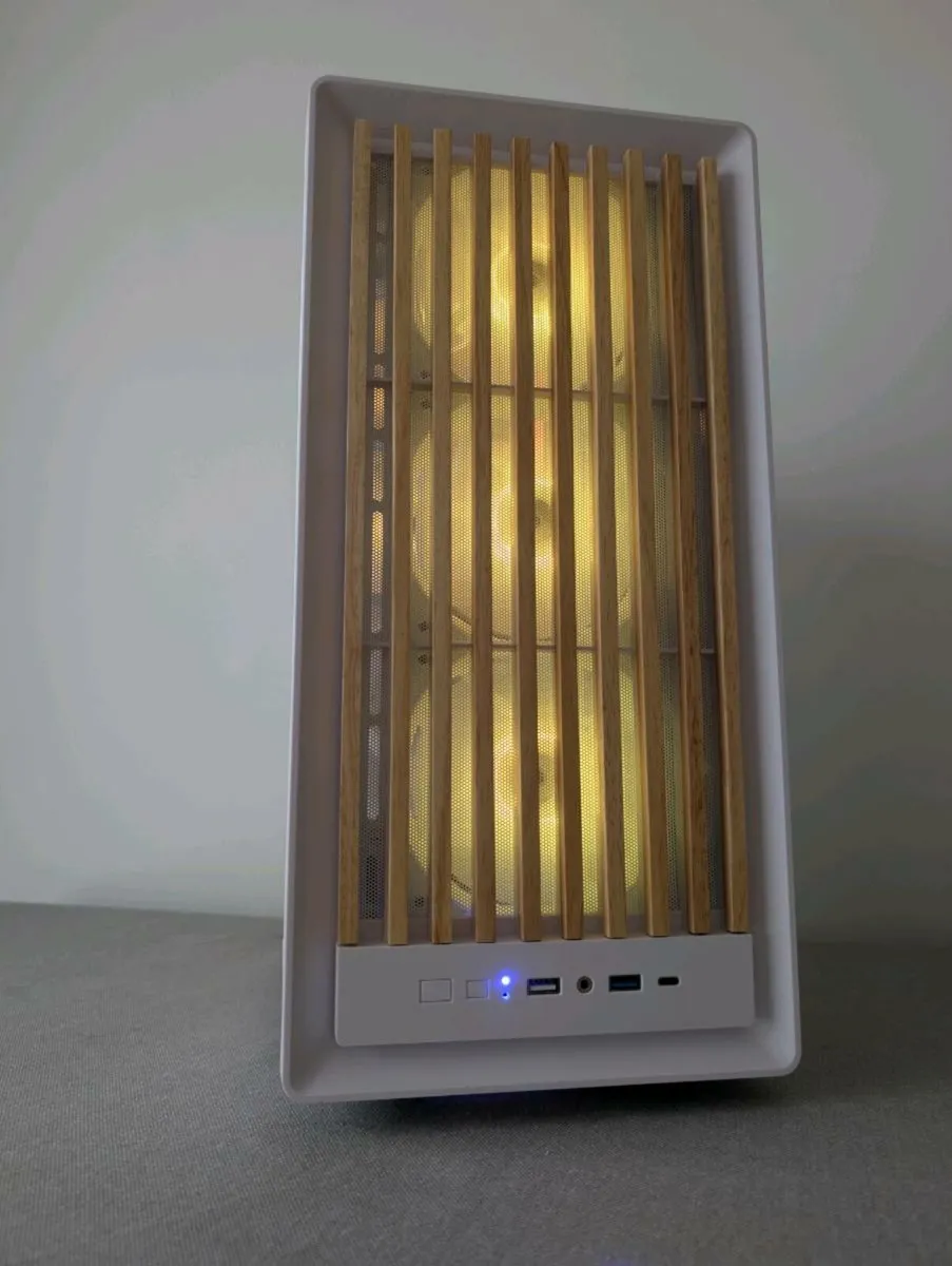 AMD Ryzen 7600 AM5 Gaming PC | Real Wood Design Pc - Image 2