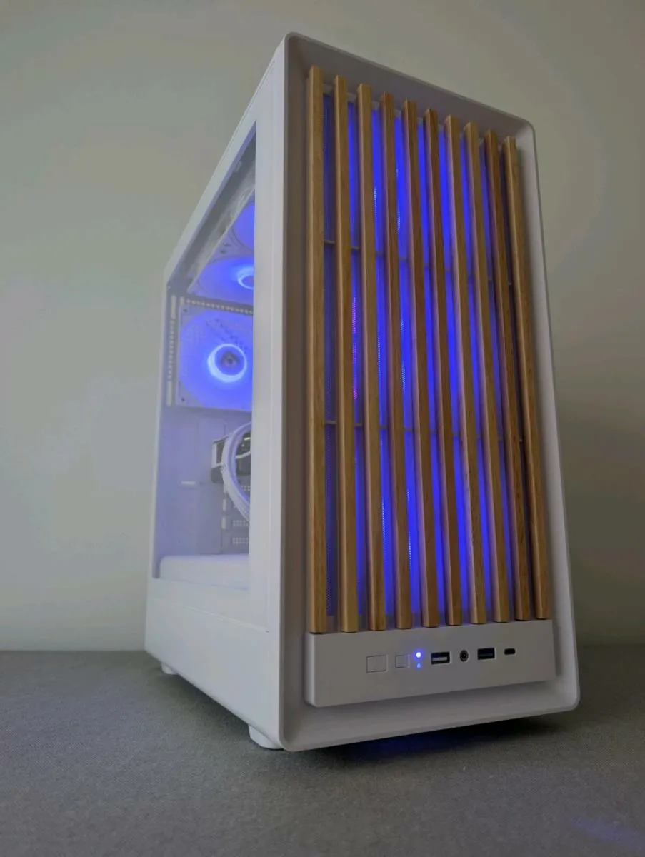 AMD Ryzen 7600 AM5 Gaming PC | Real Wood Design Pc - Image 4