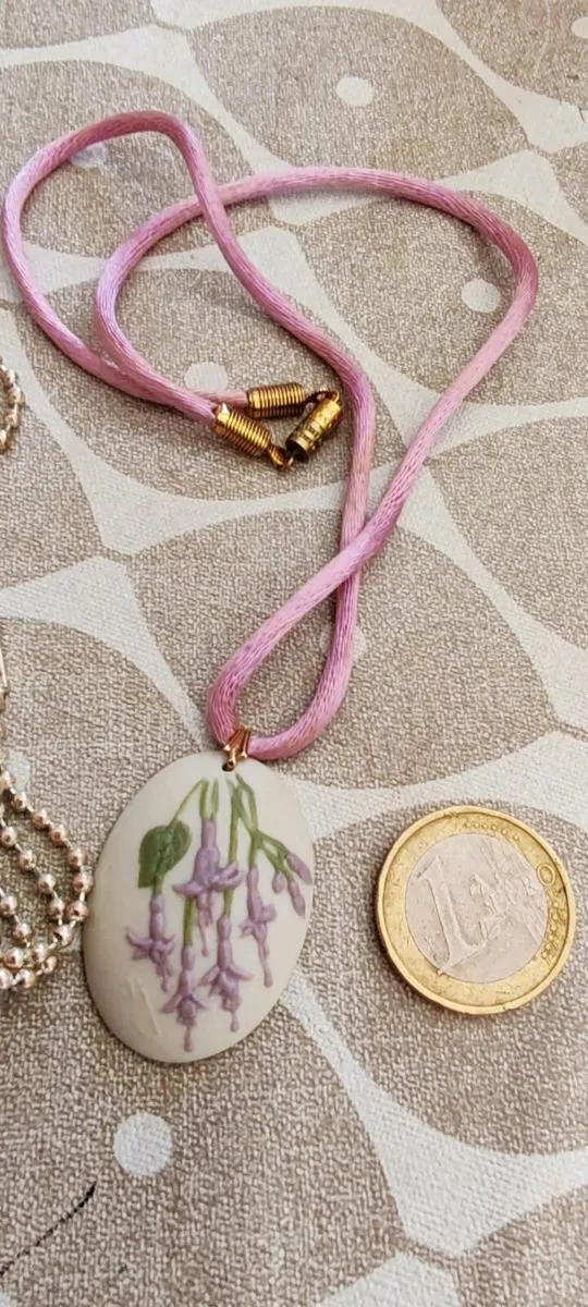 Retro ceramic pendant and brac - Image 4