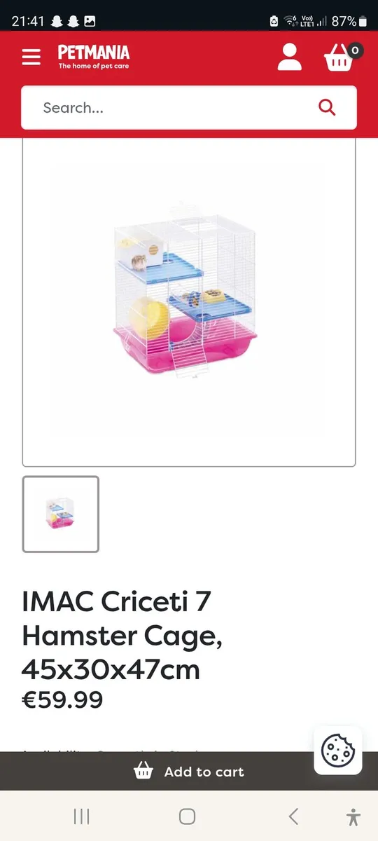 Hamster/ gerbil cage - Image 3