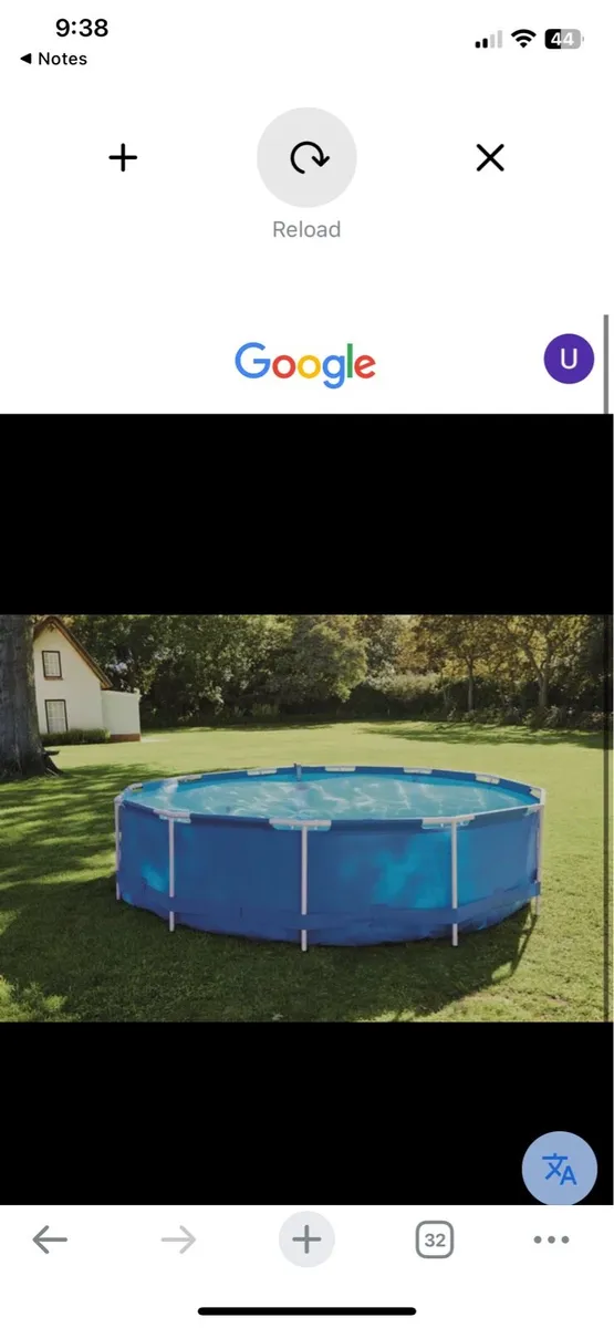 12ft Funsicle swimming pool - Image 1