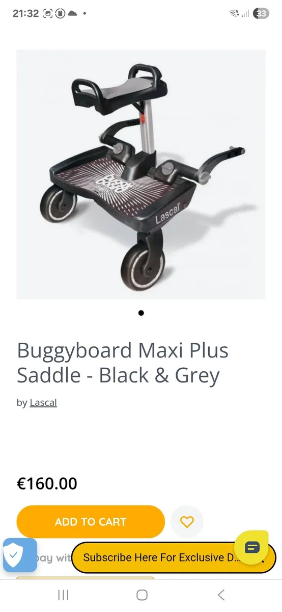 Buggy board with seat - Image 4