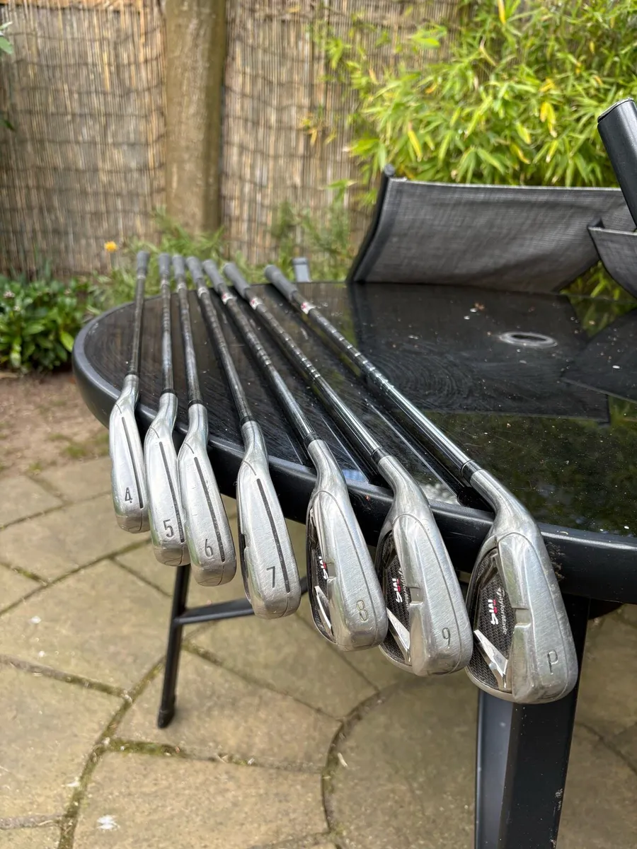 Left handed Taylormade m4 irons - Image 1