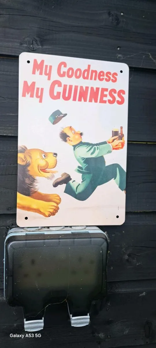 All Guinness metal signs  €15 each - Image 1
