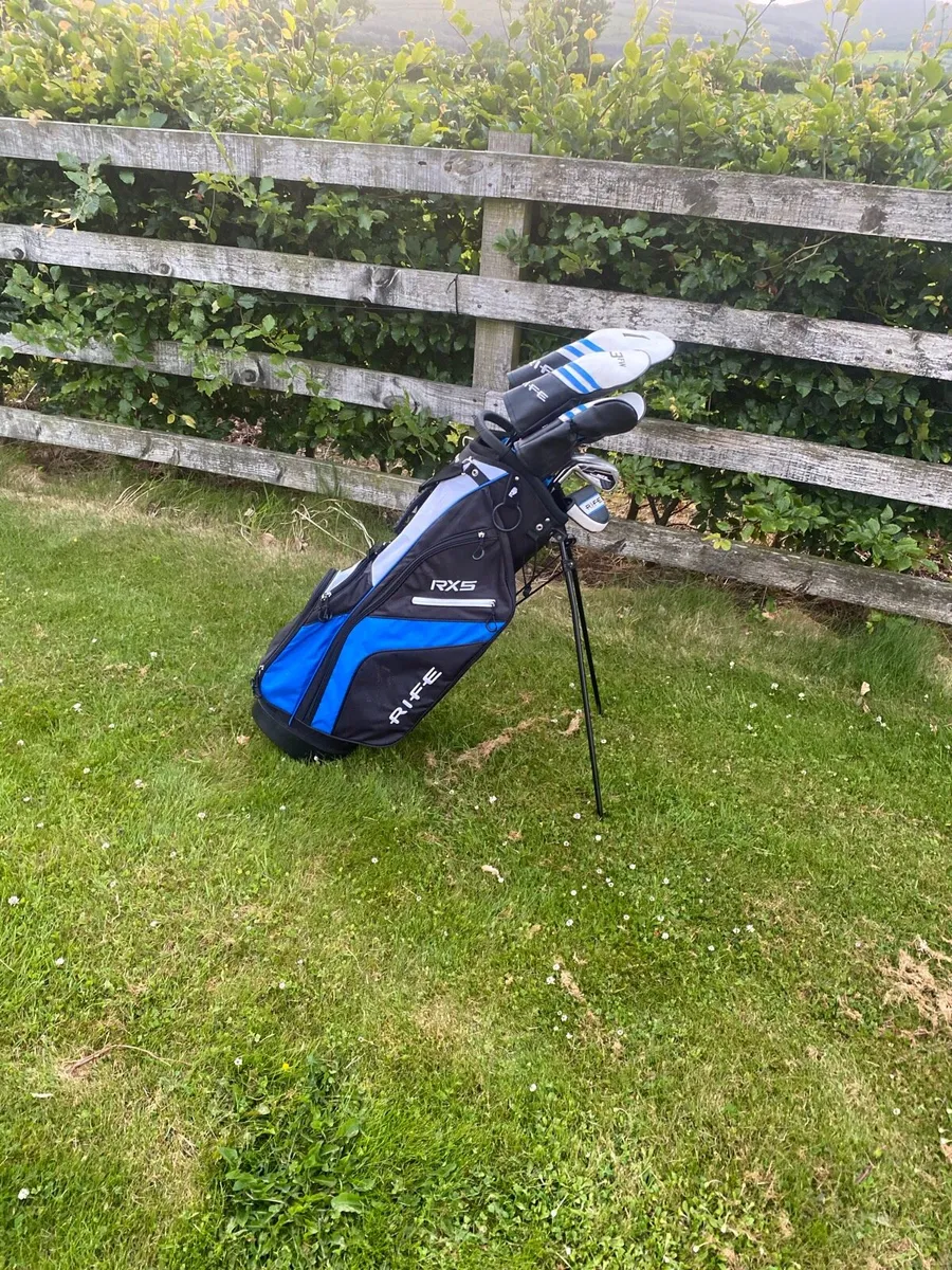 Rife Golf clubs left handed - Image 1
