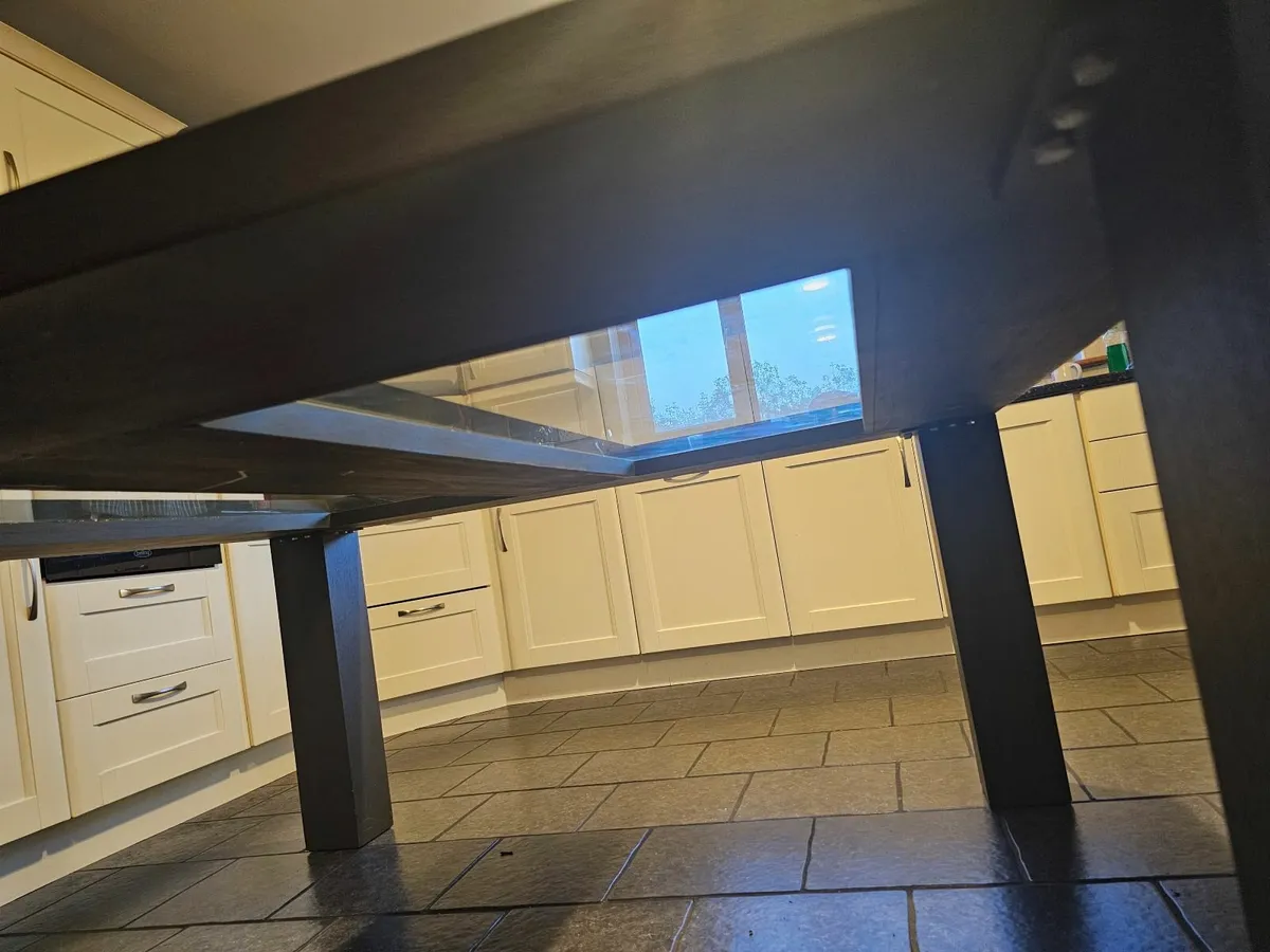 Wood &Glass Kitchen Table & Coffee Table - Image 4