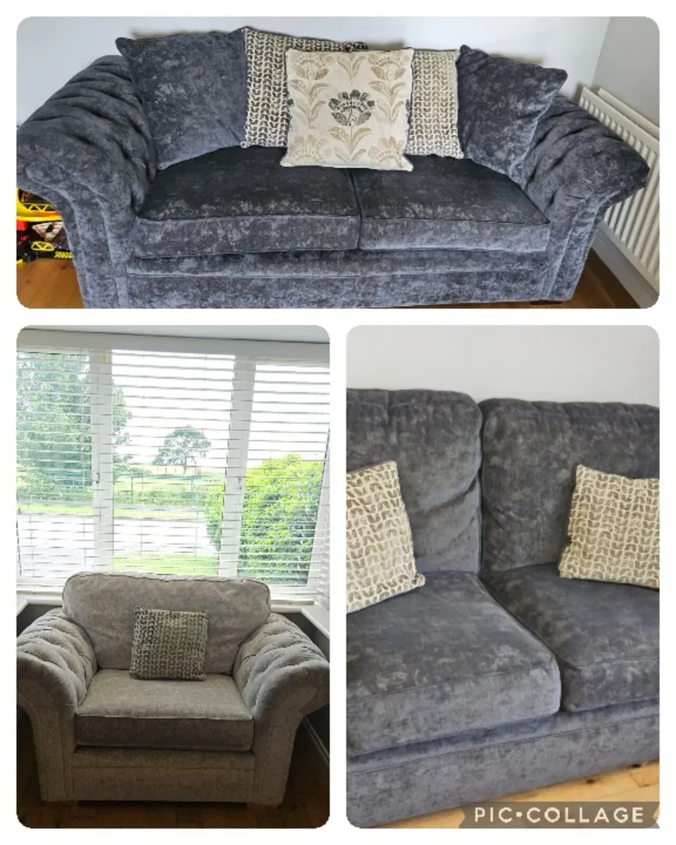 Stunning 3, 2 & 1.5 Sofa Set - Image 1