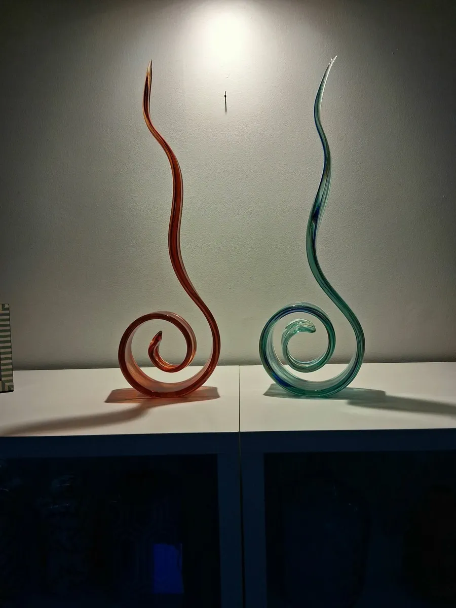 Glass Ornaments Sculptures (2) - Image 1