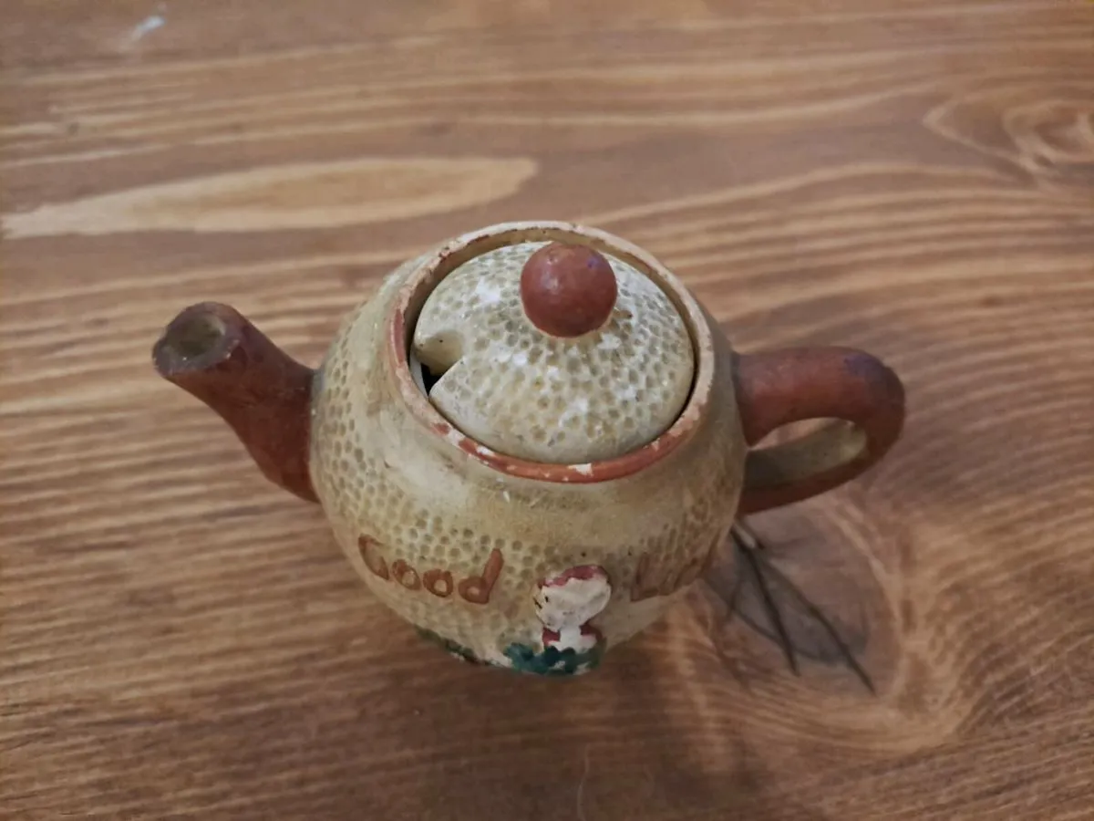 Vintage miniature teapot mustard pot - Image 2