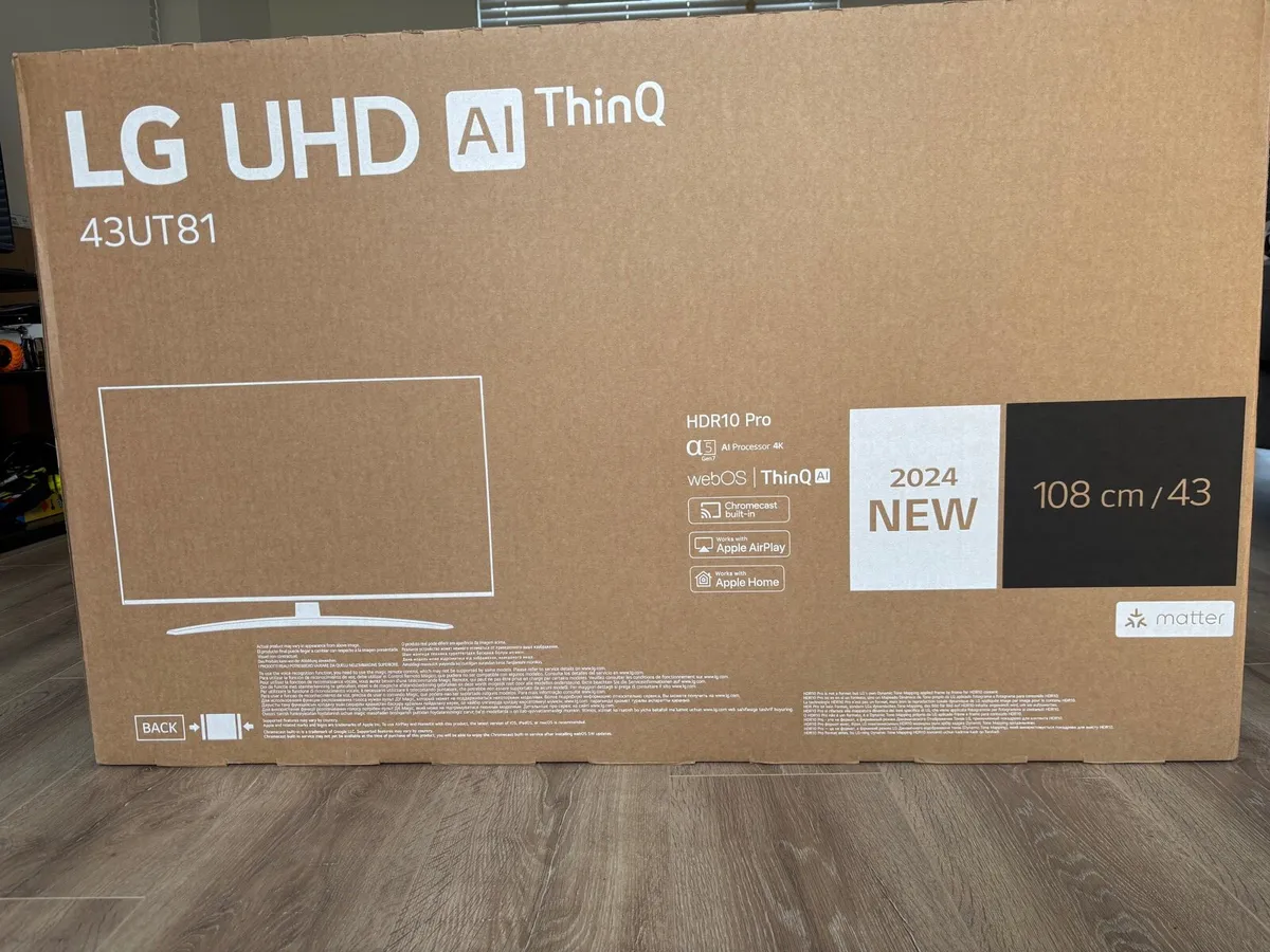 LG 43” UHD TV - Image 4