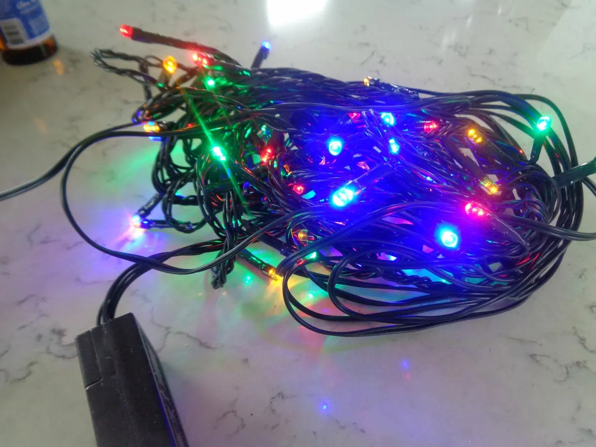 80 Multi - Colour LED Fairy Lights for Sale - Image 2