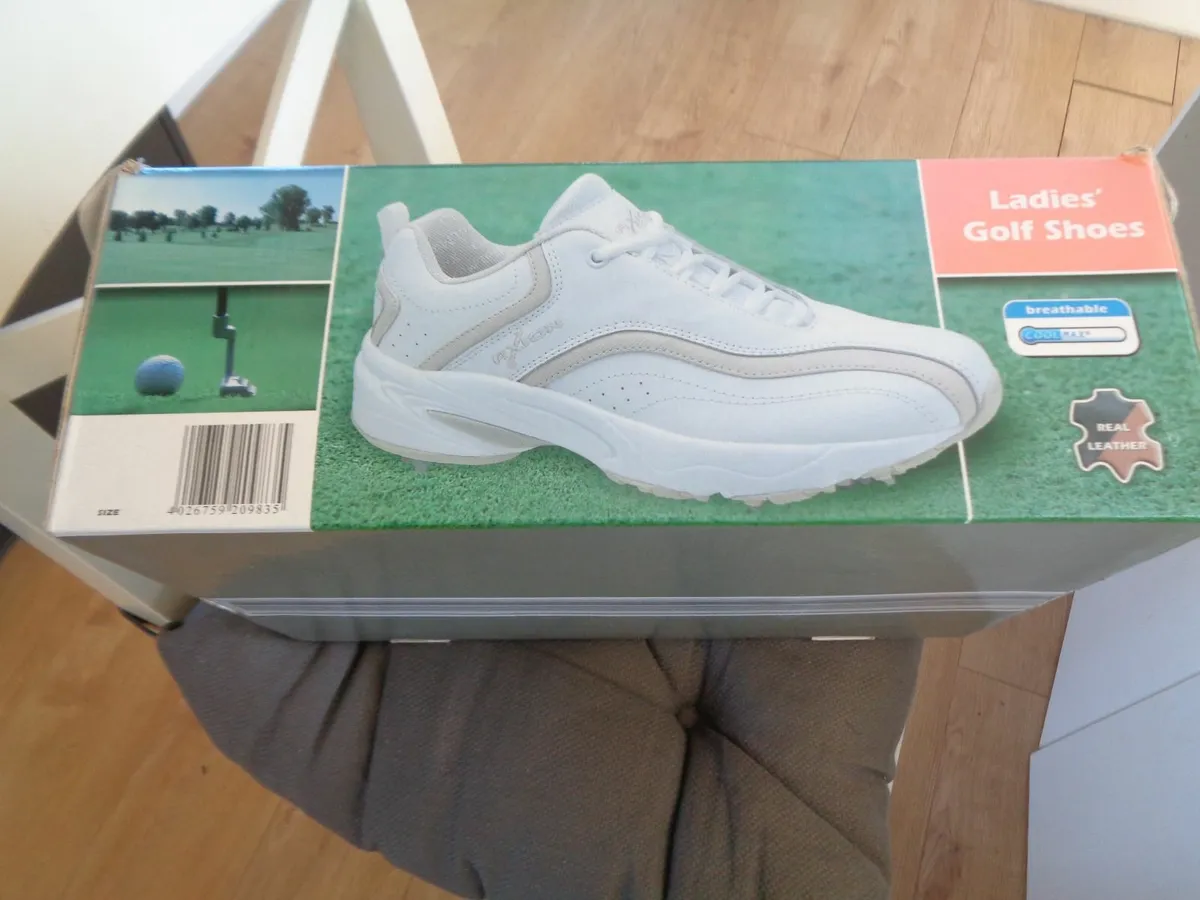Ladies Leather Golf Shoes for Sale - Image 2