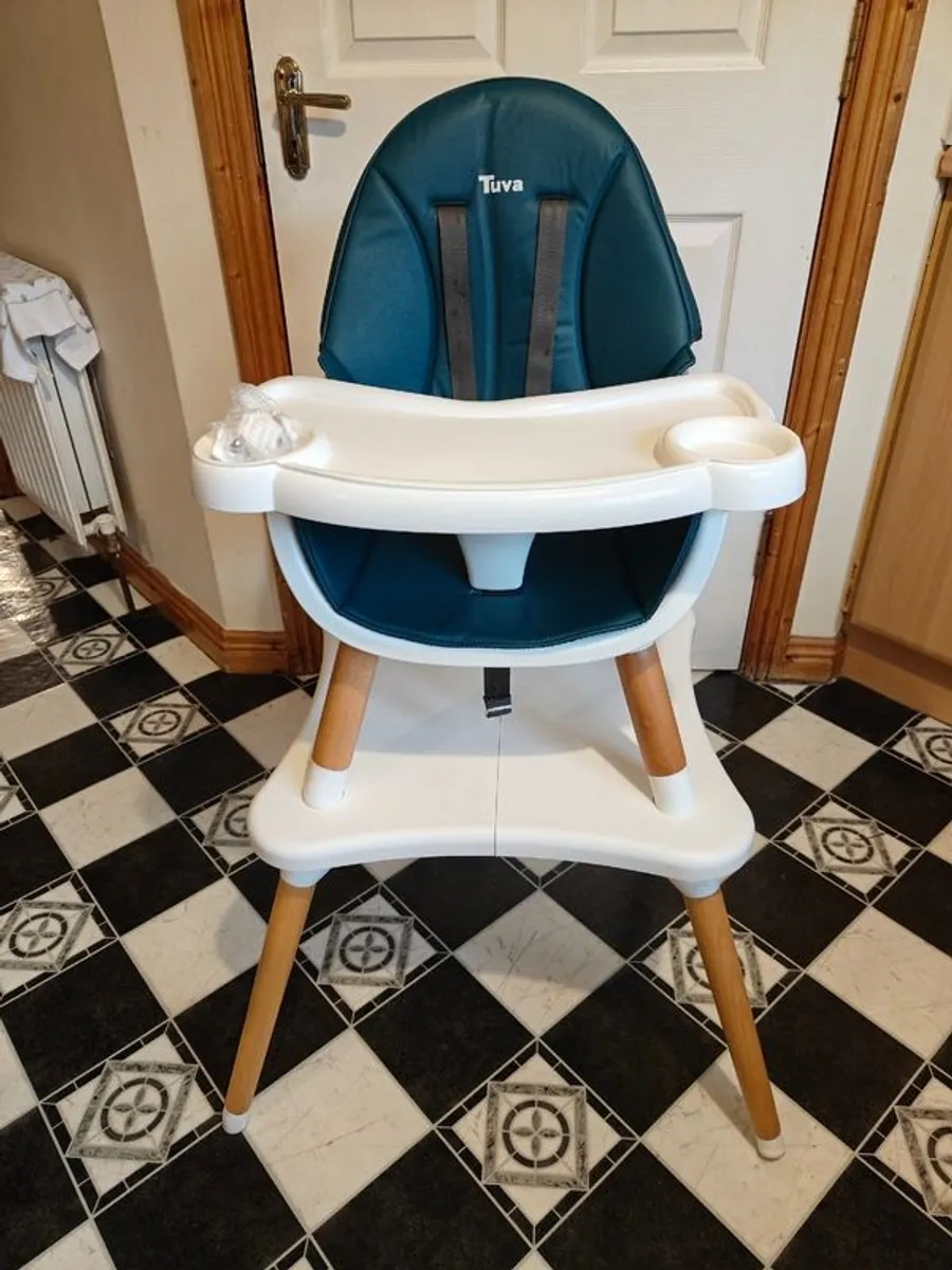 Tuva 2 in 1 High Feeding Chair to Chair and Coffee Table Set - Image 2