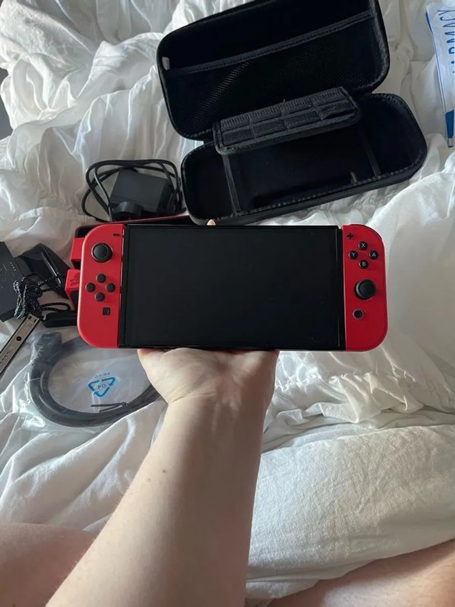 Nintendo Switch (OLED Model) Mario Red Edition - Image 2